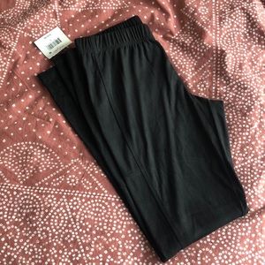 Military Style Suede Leggings